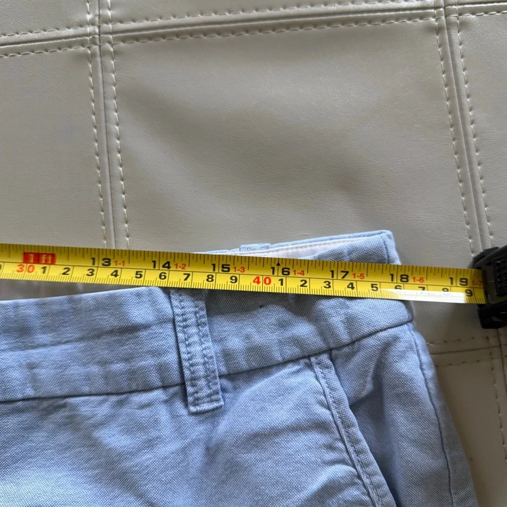 J.Crew Chino Shorts Womens 14 Light Blue H5181‎ Summer Coastal Cotton 4